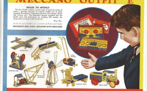 MECCANO CATALOGUE 1927  la vraie mécanique en miniature  version